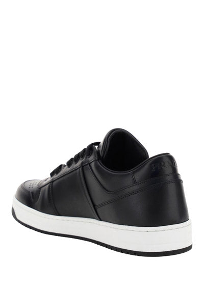 Downtown Leather Sneakers - Black