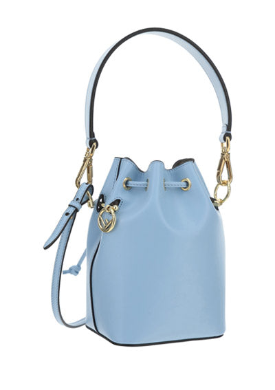 Mon Tresor Leather Mini Bag - Blue