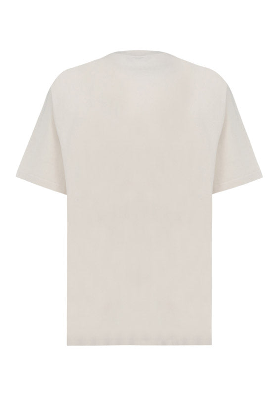 Oversized Logo T-Shirt - Ecru