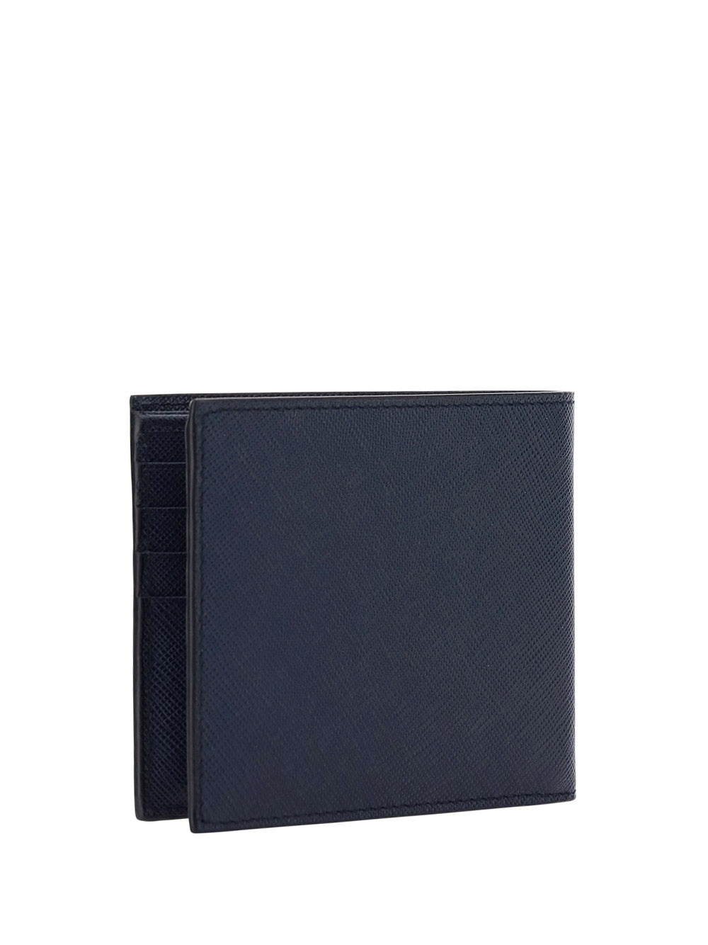 Saffiano Leather Wallet - Navy