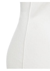 Reversible FF Cutout Knitted Mini Dress - White