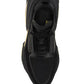 Black Leather and Suede B Bold Low-top Sneakers - Black