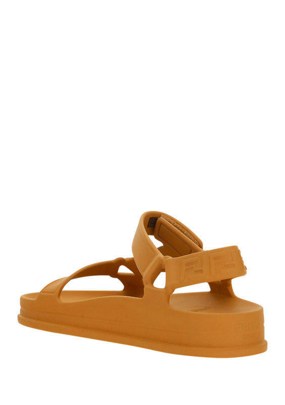 Rubber Sandals - Brown