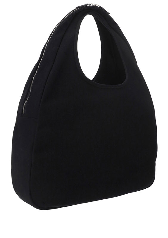 Canvas Hobo Bag - Black