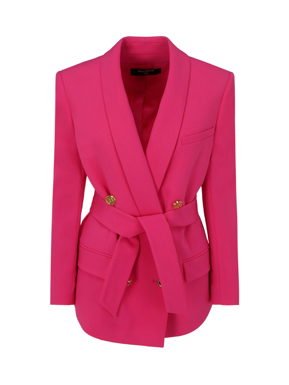 Double-breasted Blazer - Fuchsia