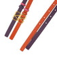 VLogo Signature Double Wrap Belt - Orange / Purple