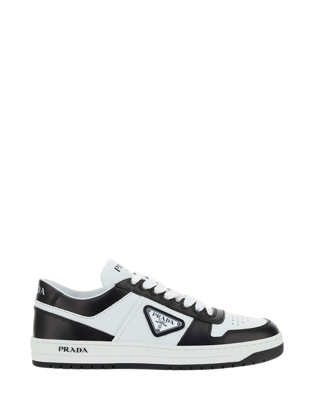 Downtown Leather Sneakers - Black / White