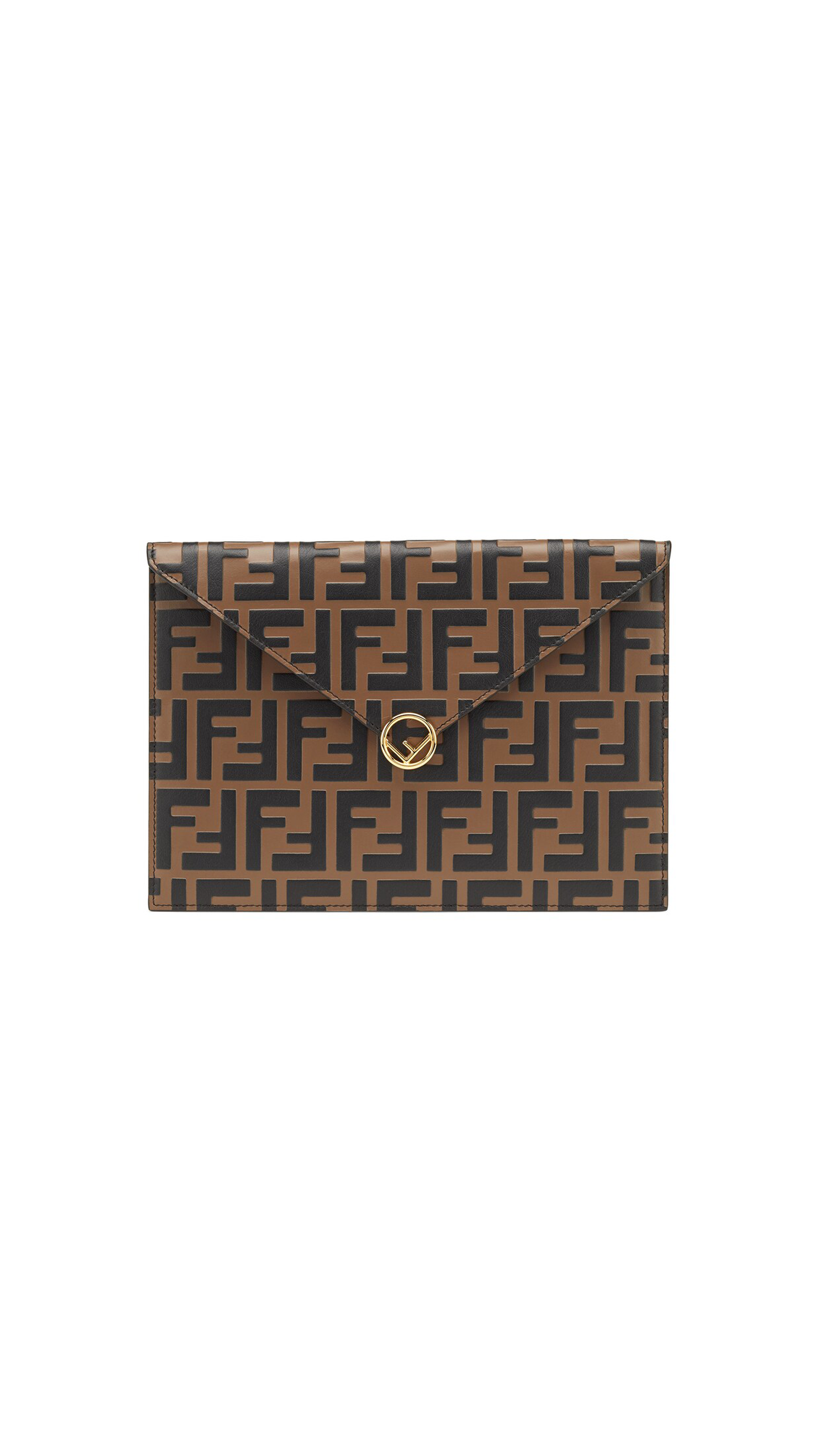 Fendi Flat Pouch Brown