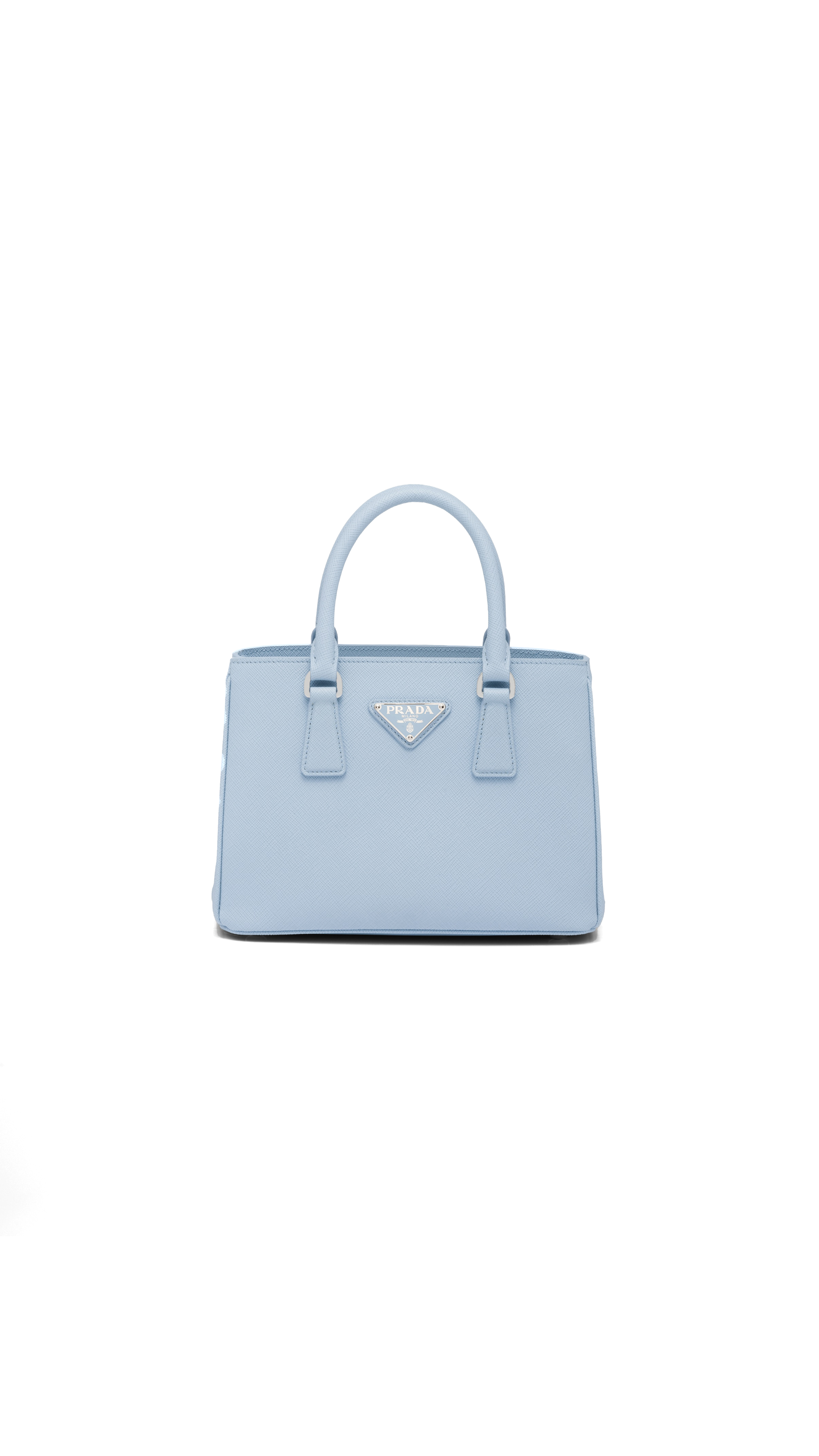 Saffiano Galleria Mini Bag - Celeste