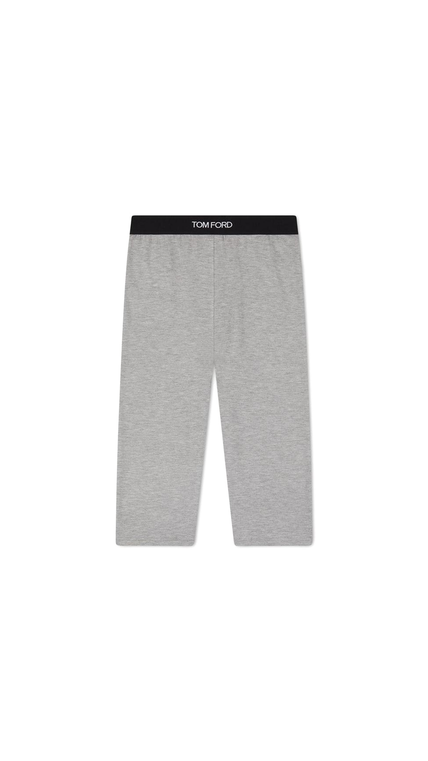 Modal Yoga Pant - Grey Melange