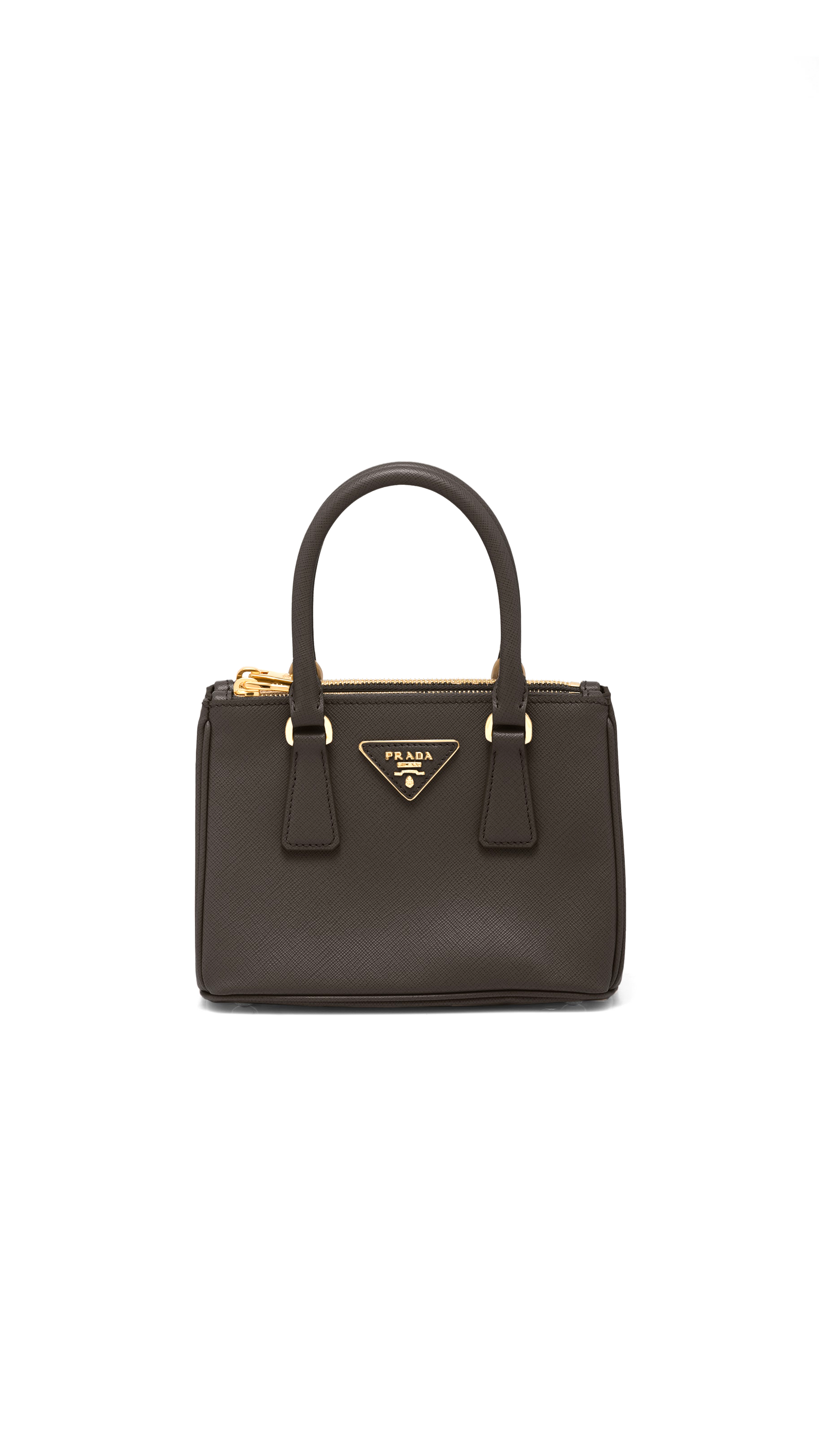 Prada Galleria Saffiano Leather Micro Bag - Black – Amuze