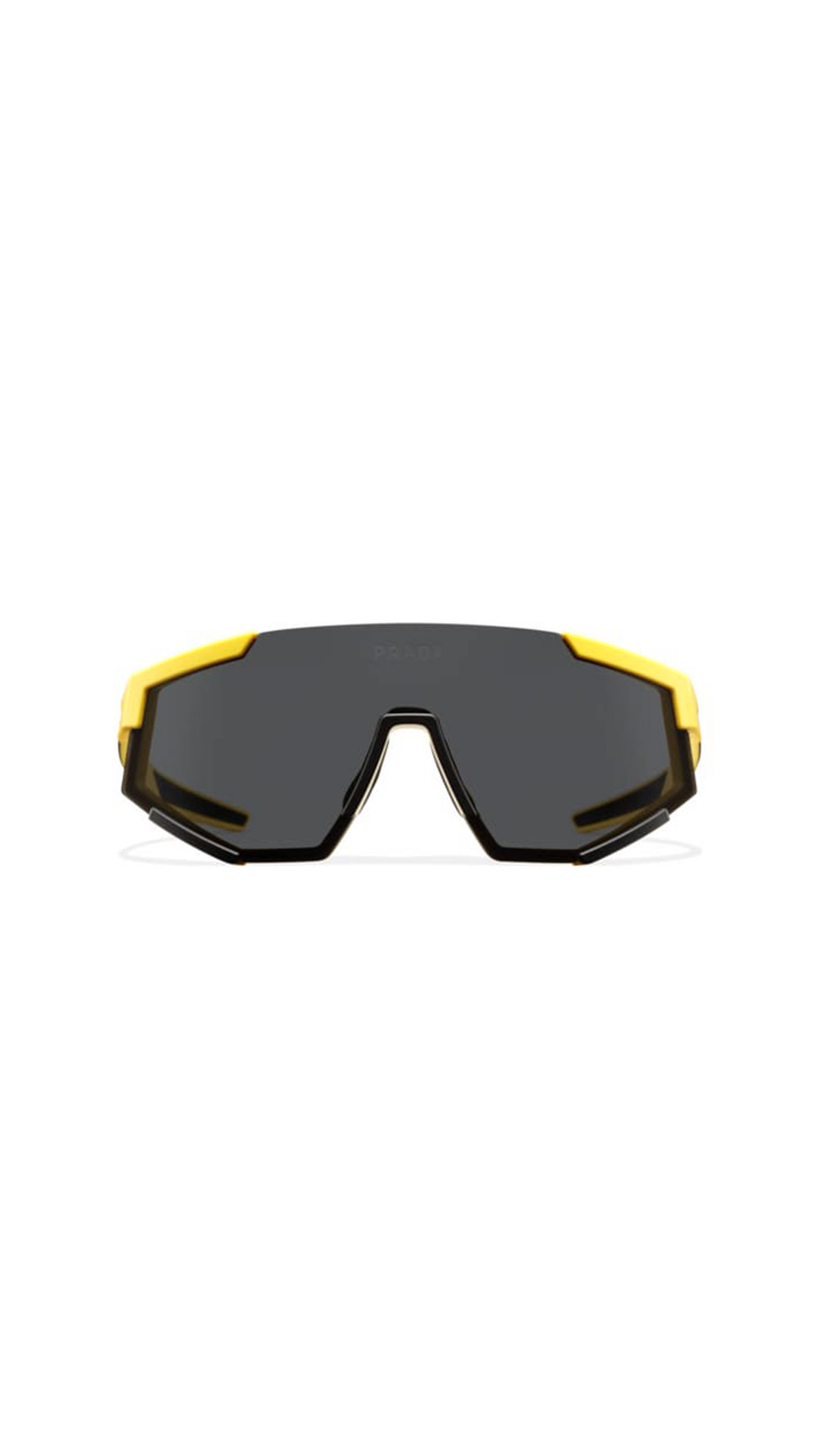Prada Linea Rossa Impavid Sunglasses - Black / Yellow
