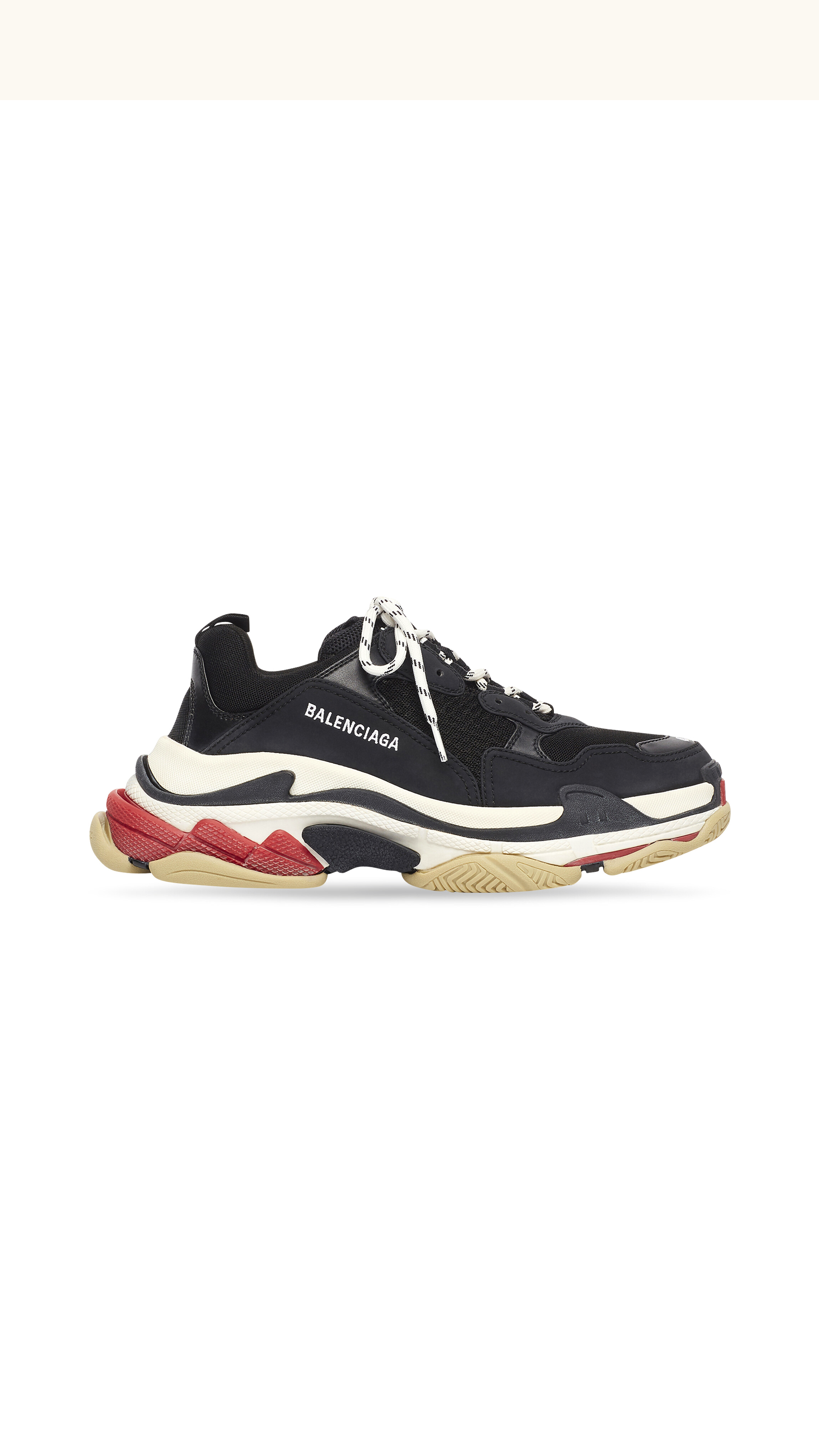 Triple S Sneakers - Black