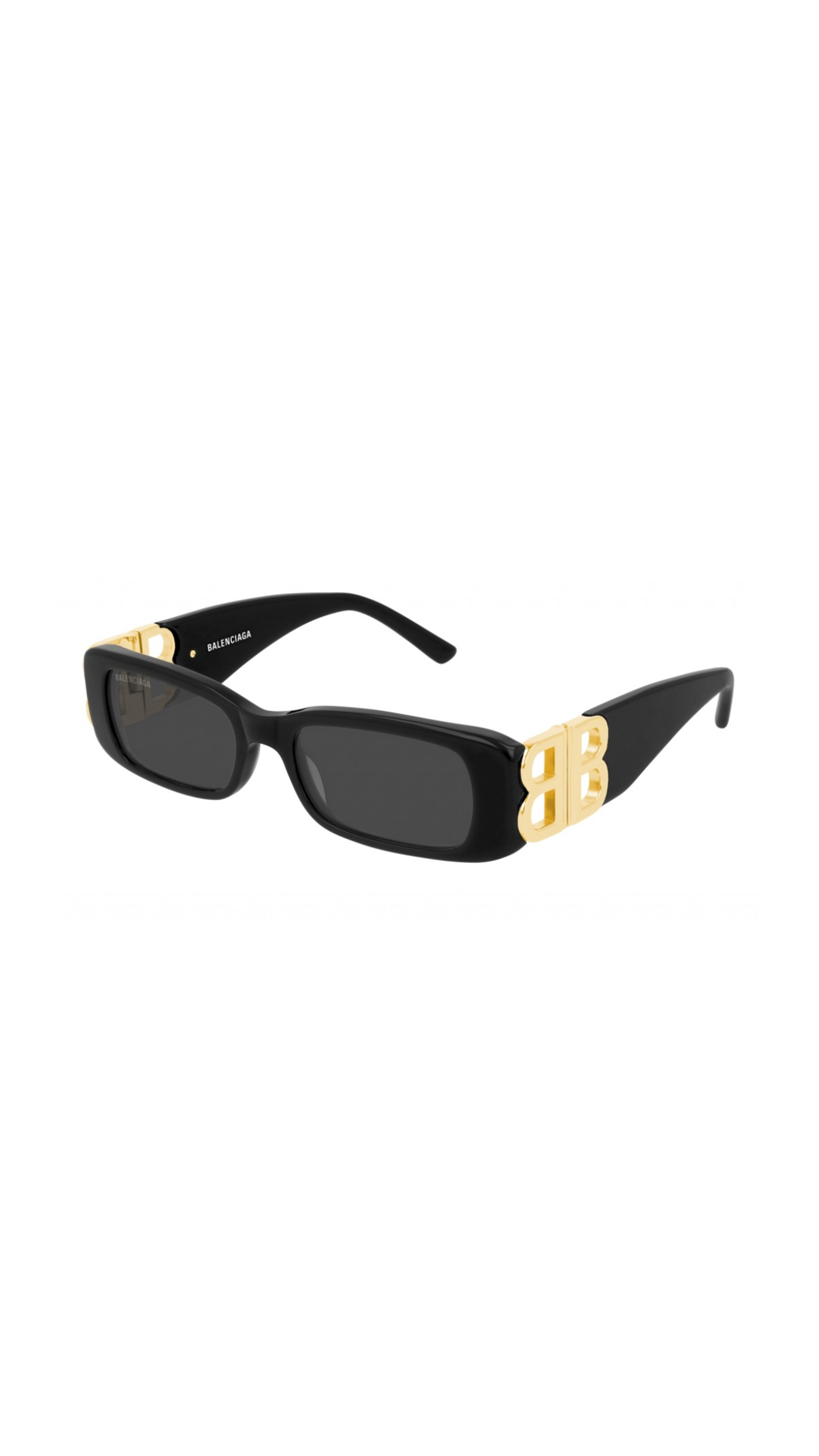 Dynasty Rectangle Sunglasses - Black