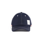 Typewriter Cloth Contrast Stitch 6-Panel Baseball Cap - Navy
