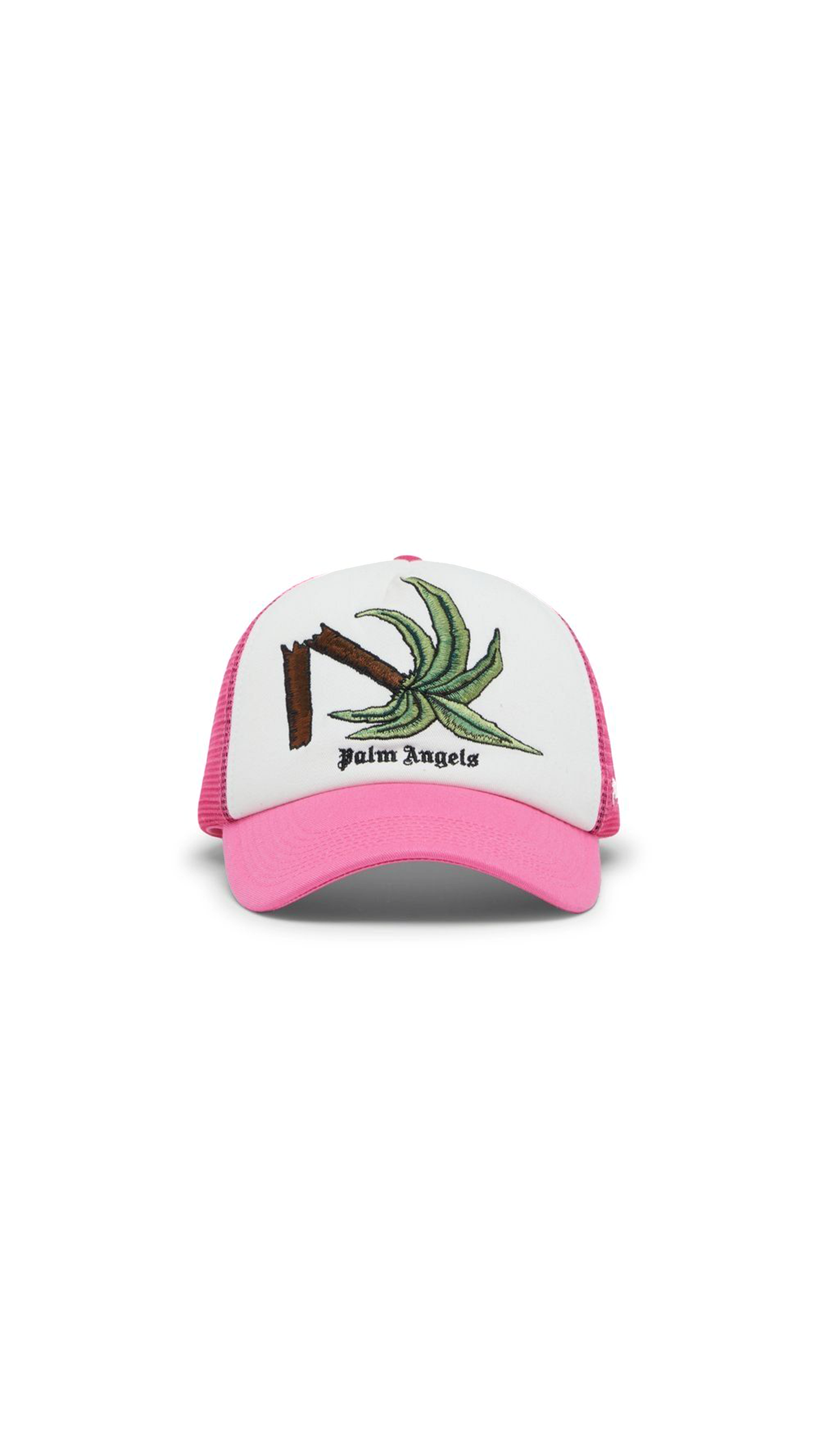 Broken Palm Trucker Hat - Pink / White