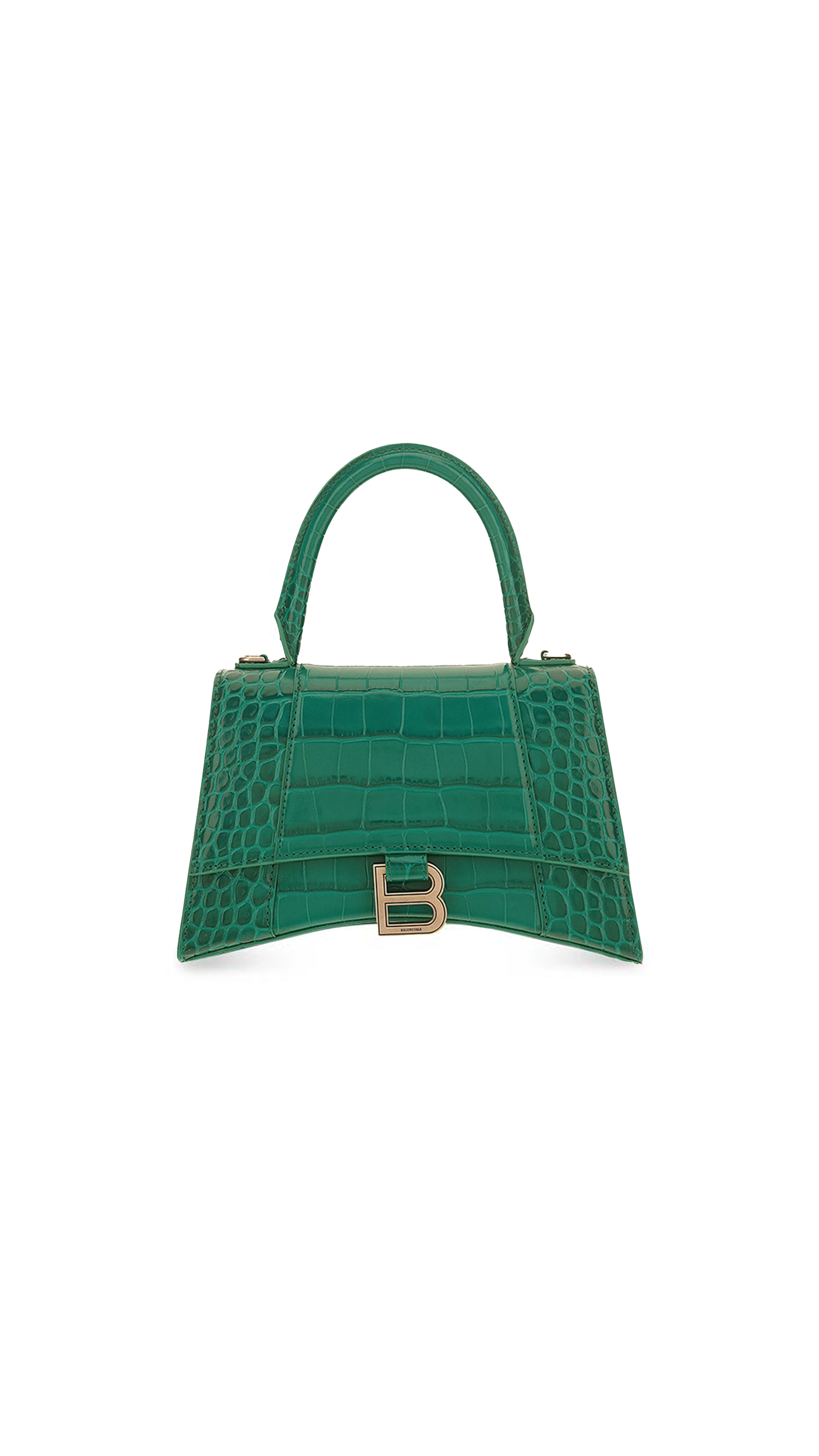 Hourglass Small Handbag - Green