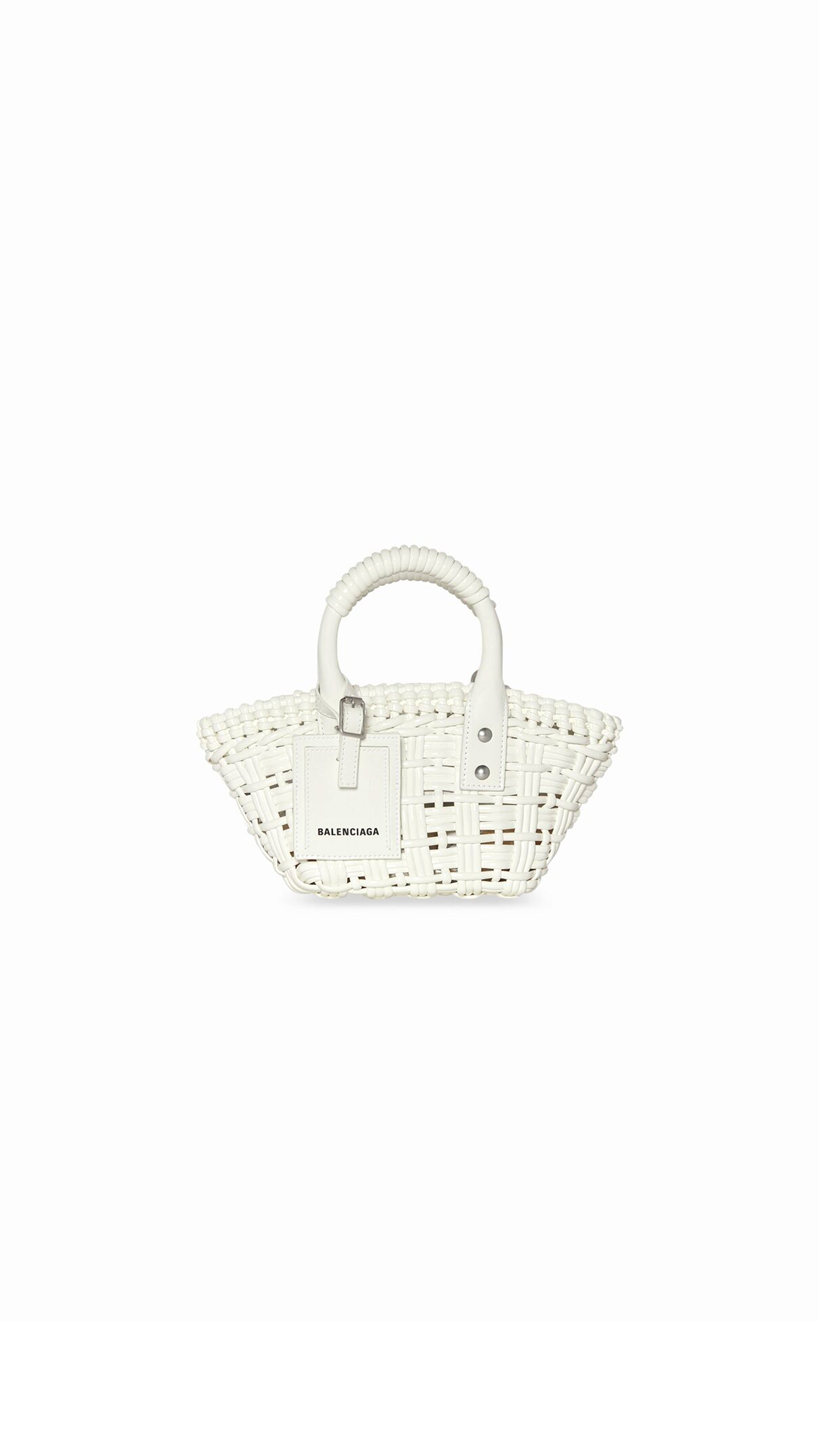 Bistro XXS Basket With Strap - White