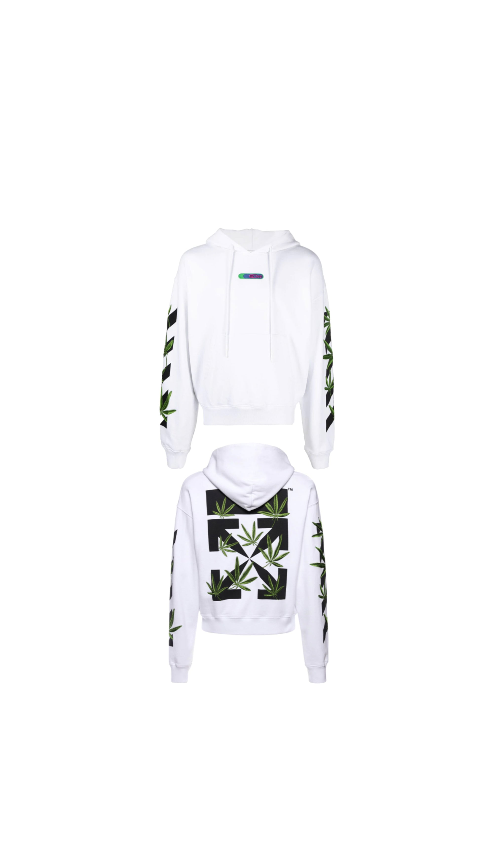 Off-White Weed Arrows Over Hoodie