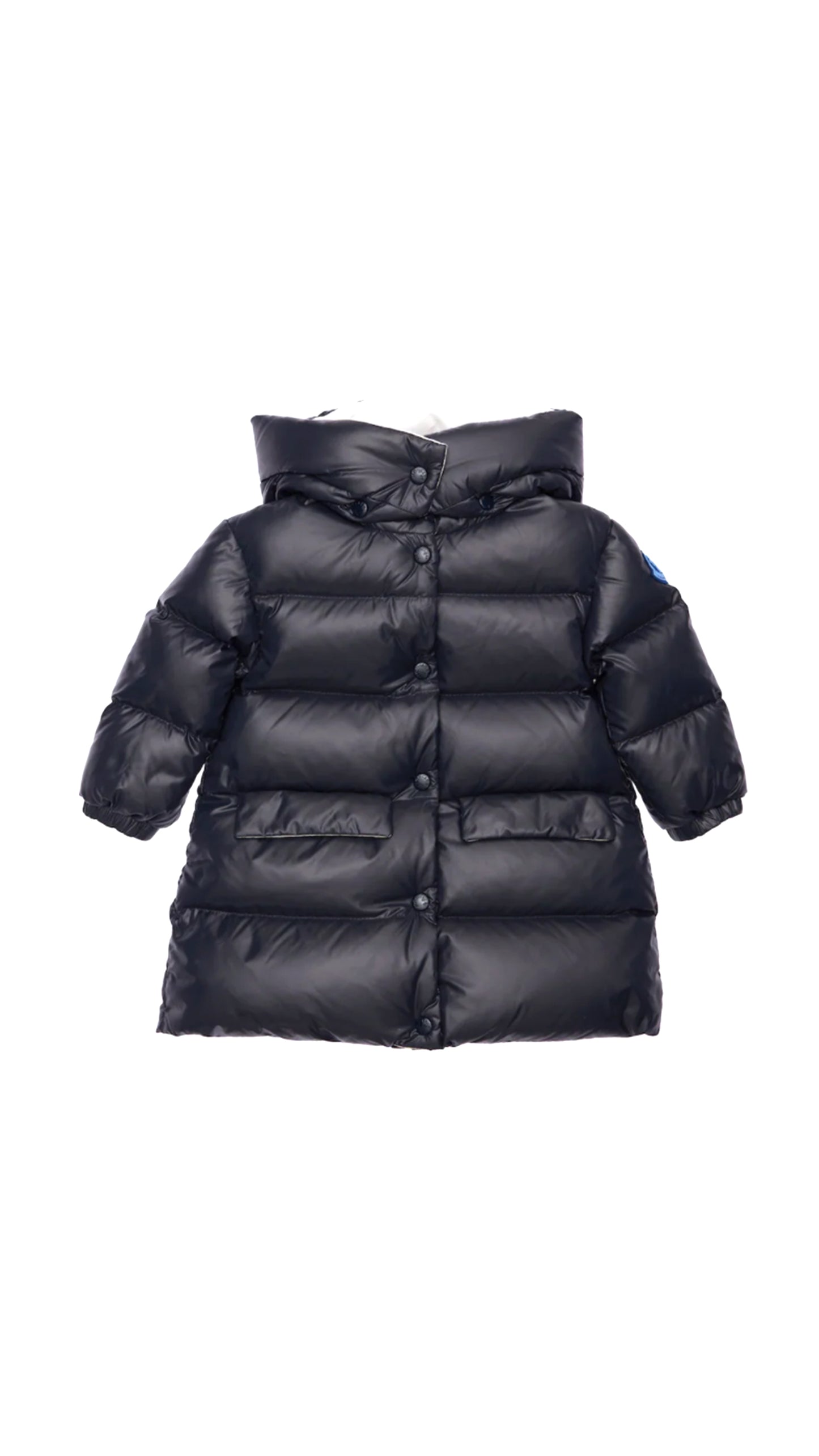 Quilted Down Jacket - Navy