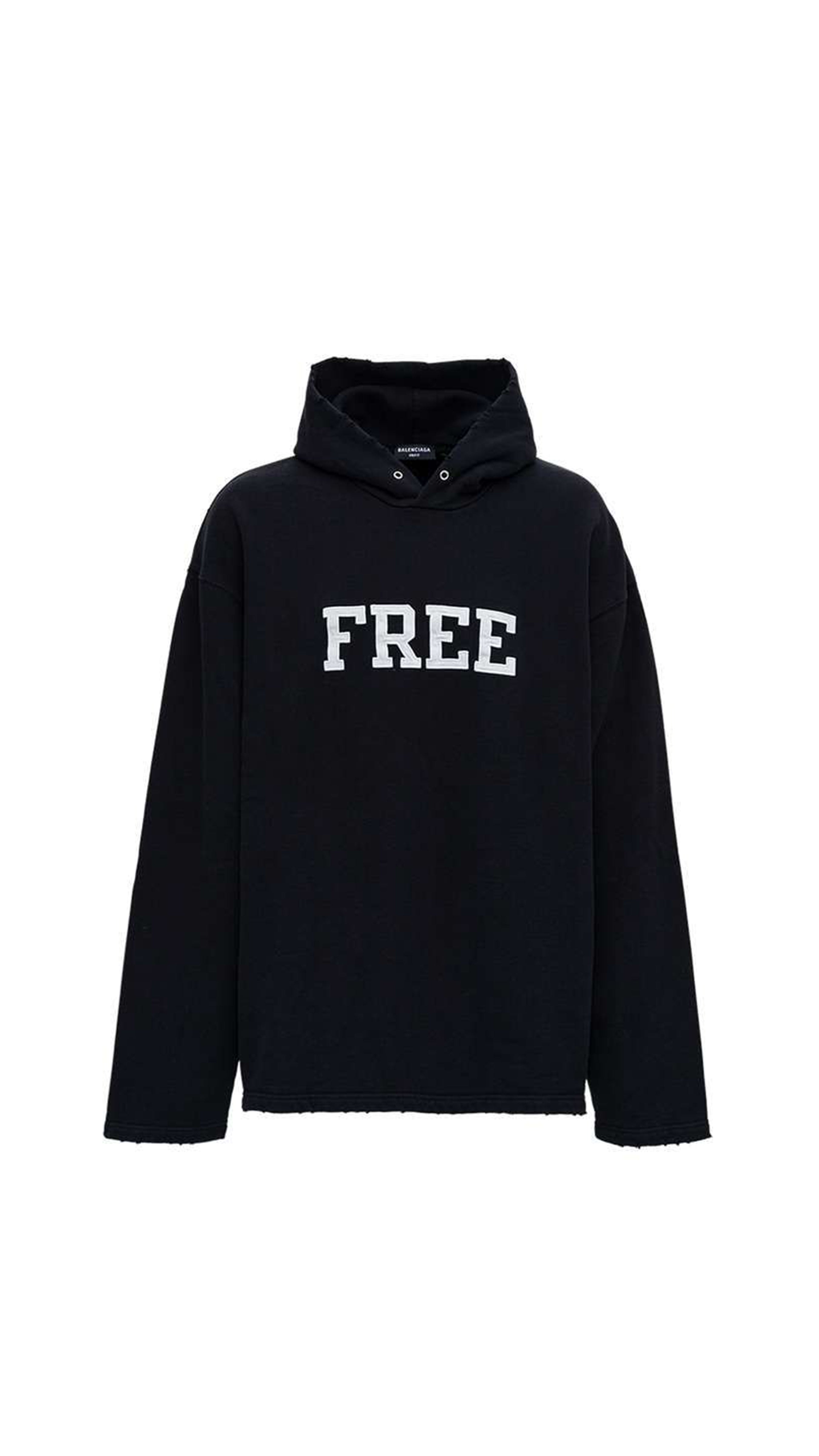 Hoodie Wide Fit - Black