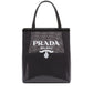 Small Sequined Mesh Tote Bag - Black