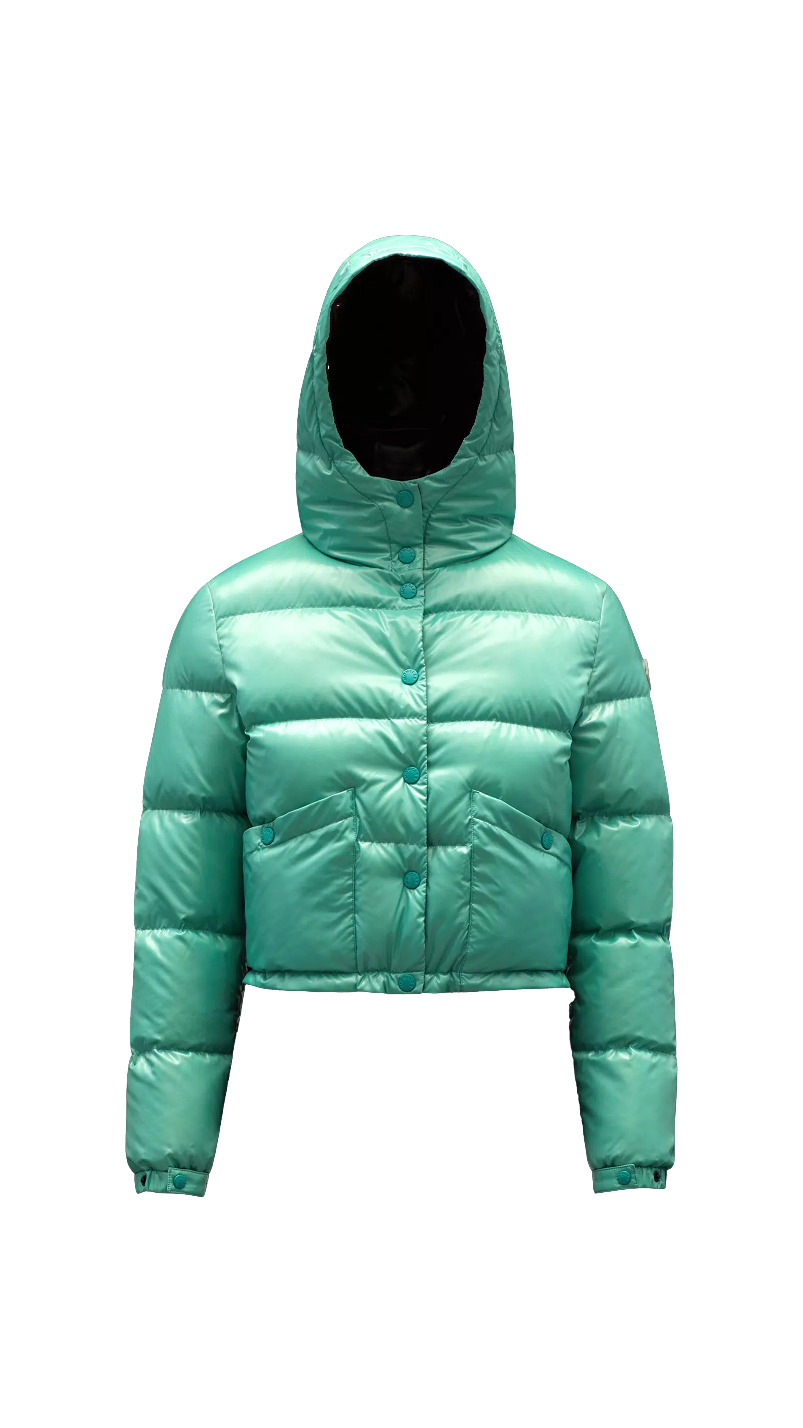 Bardanette Short Down Jacket - Dusty Jade Green