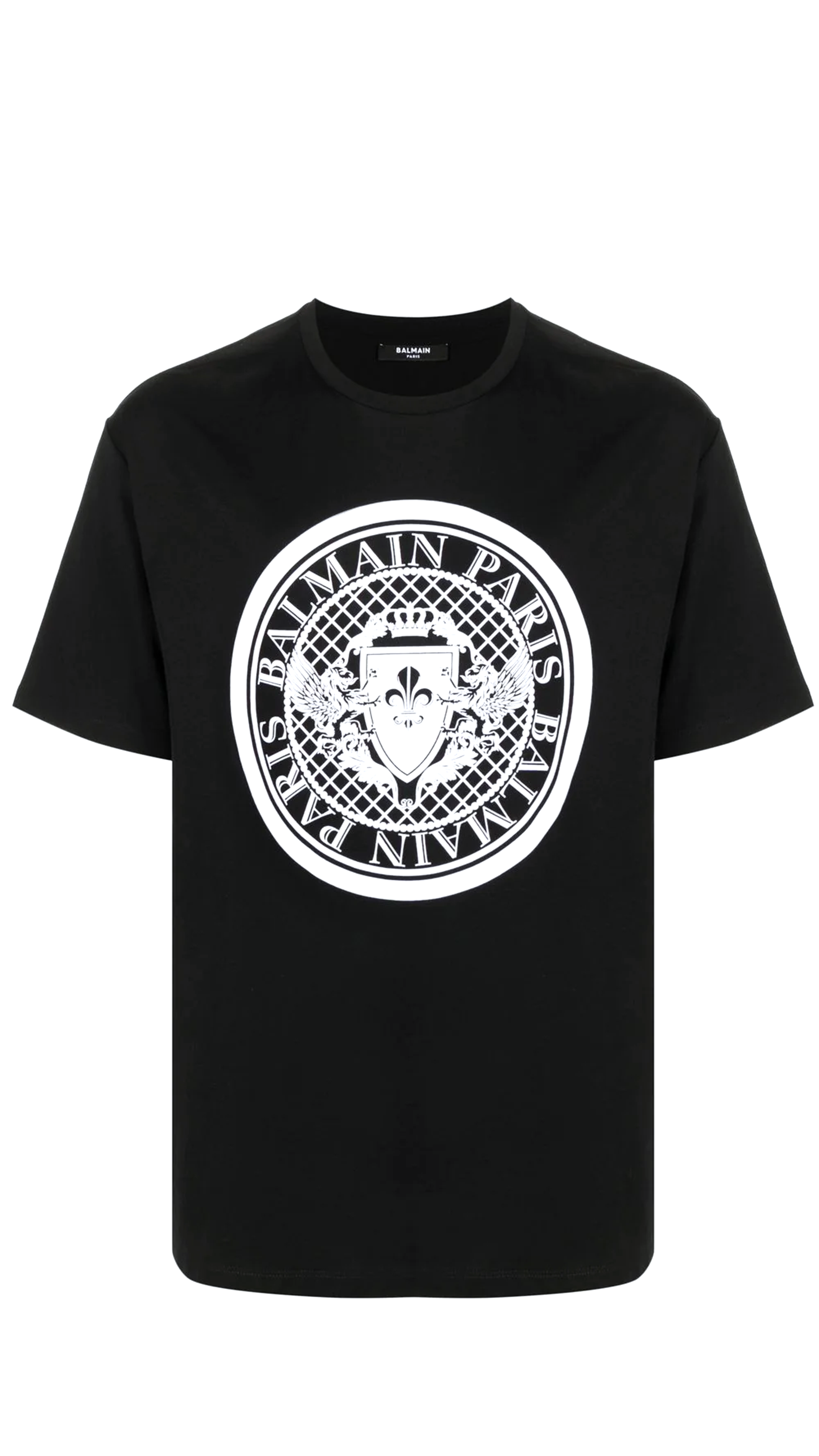 Balmain Symbole Cotton T-shirt -Black/White