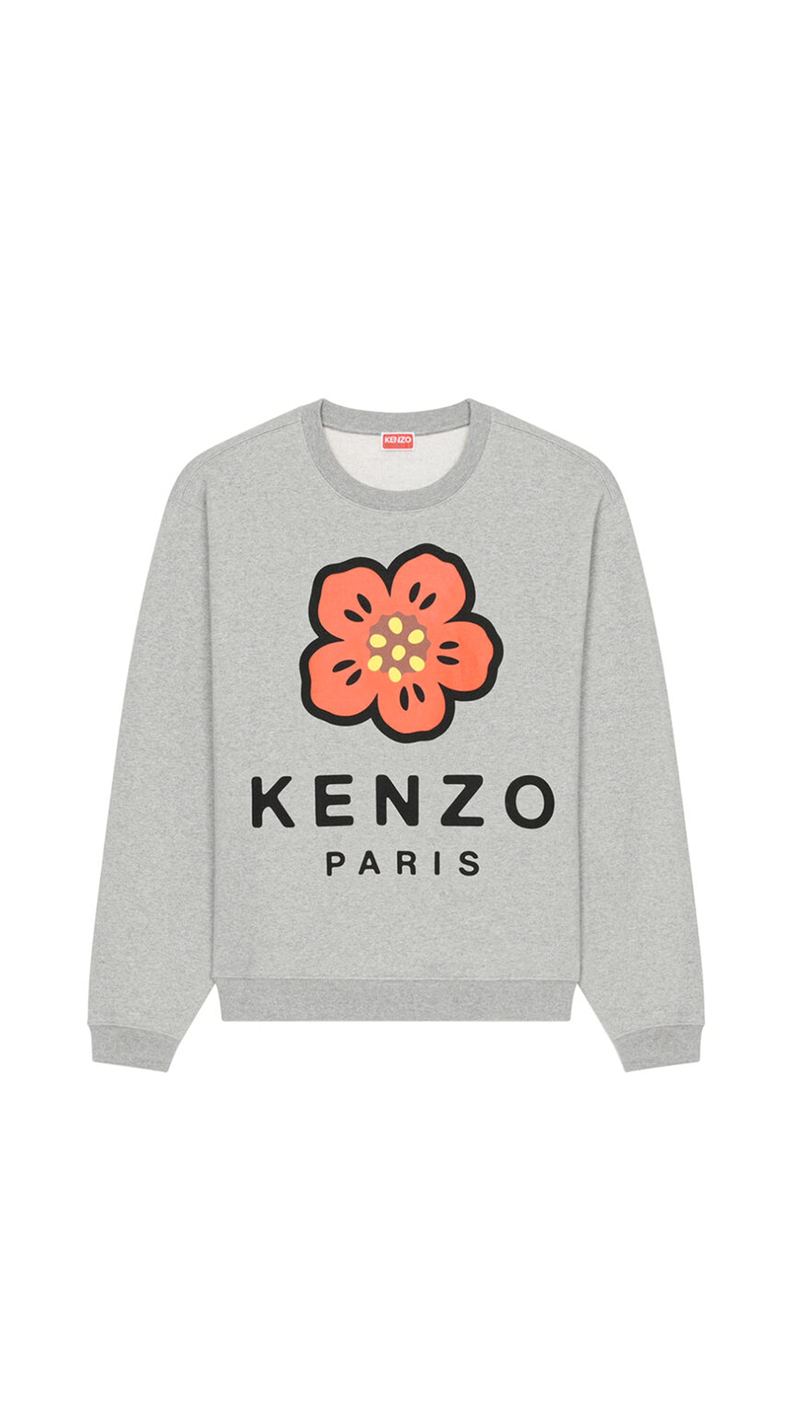 'Boke Flower' Sweatshirt - Pearl Grey