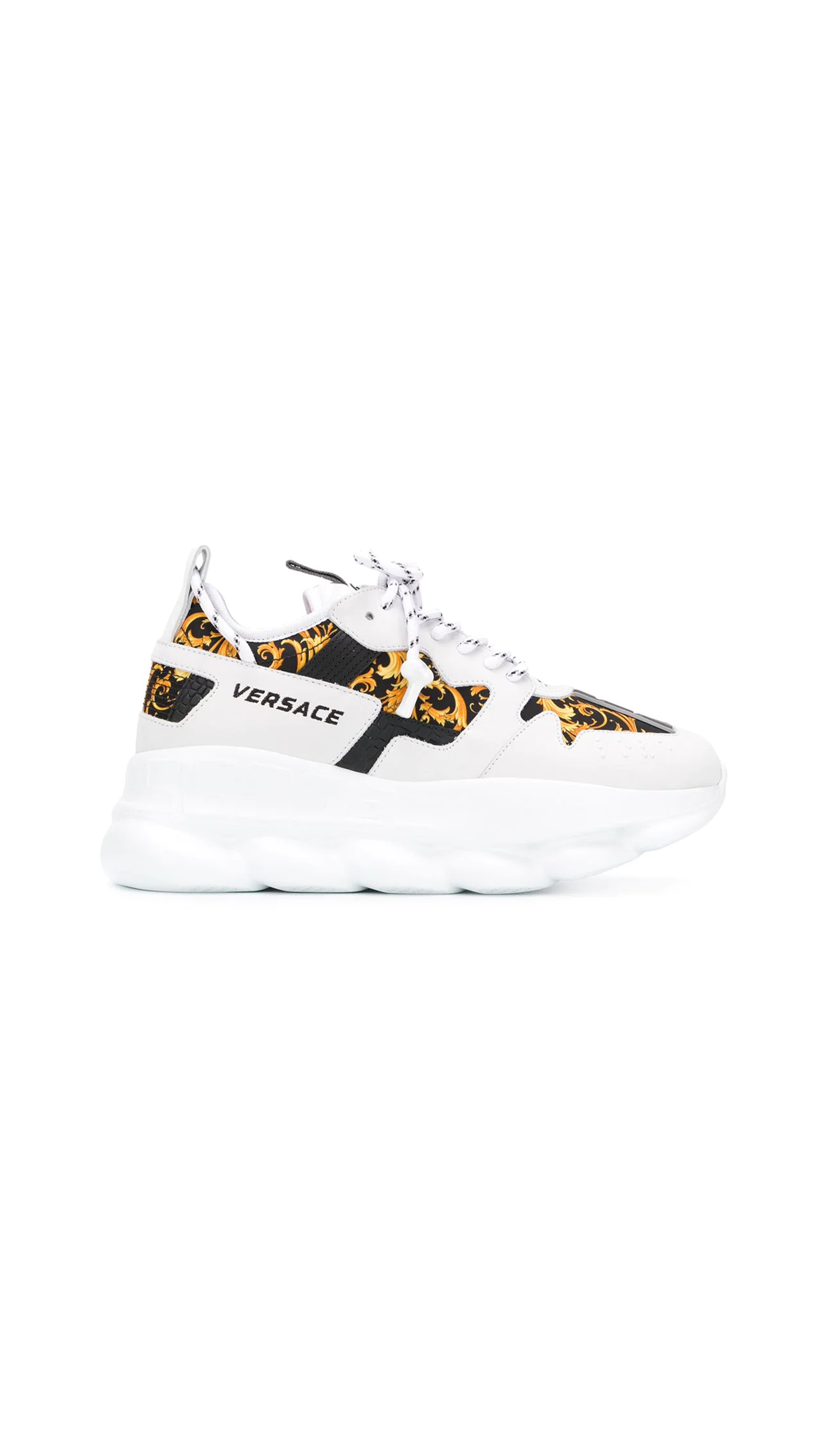 Chain Reaction Sneakers - White / Black