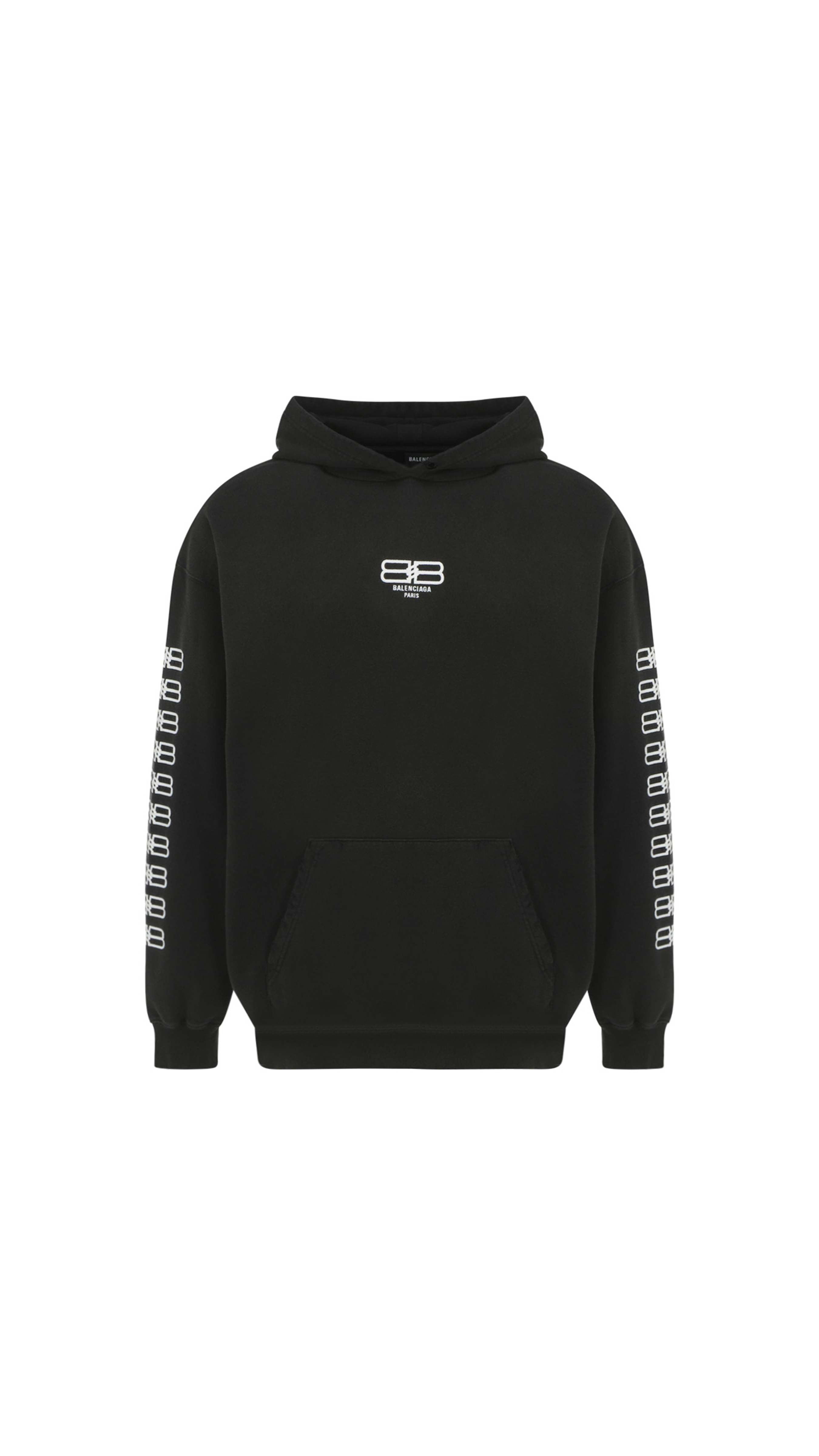 BB Paris Icon Hoodie Medium Fit - Black