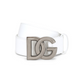 Belt with DG logo buckle - White