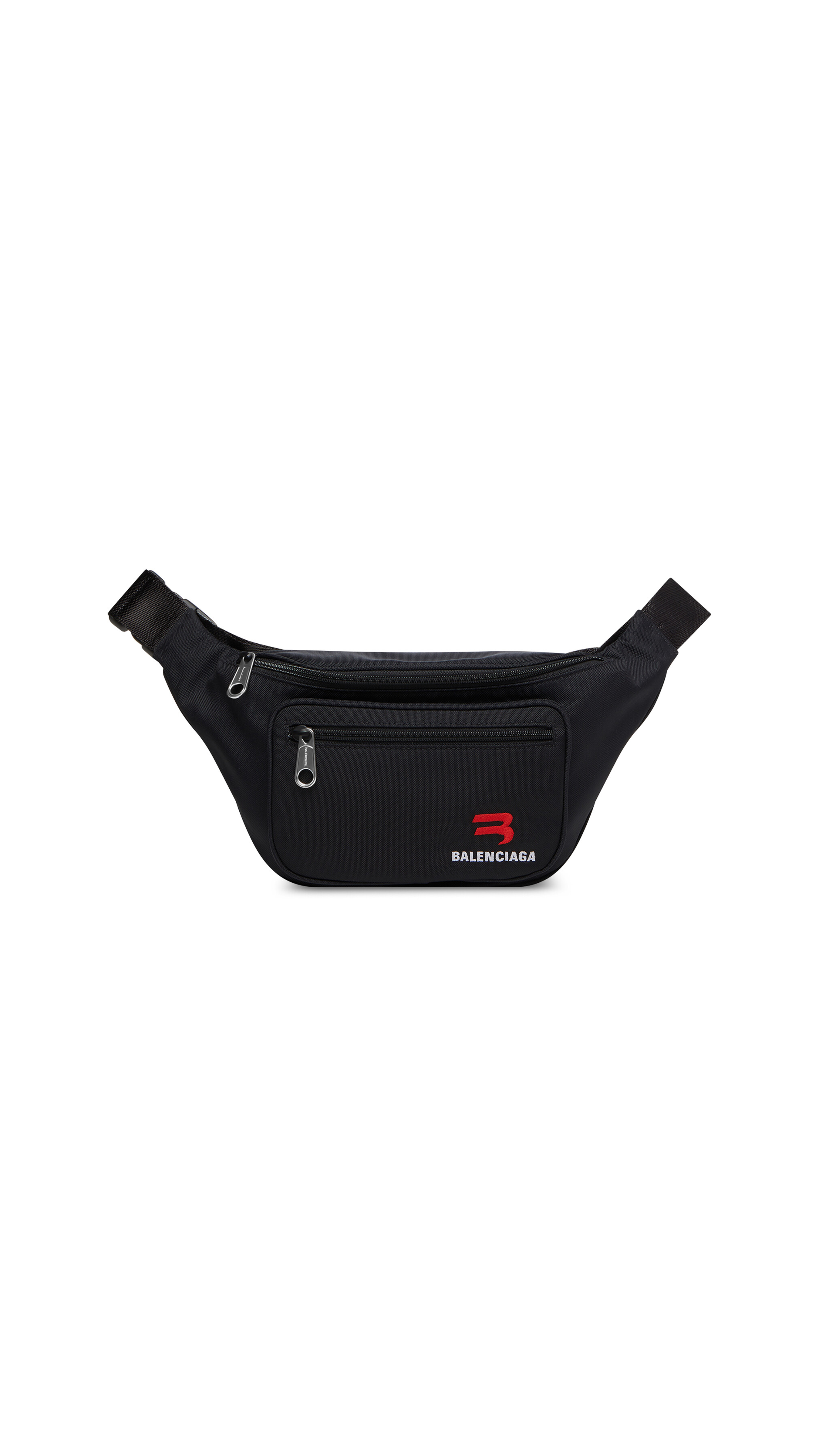 Explorer Medium Embroidered Beltbag - Black