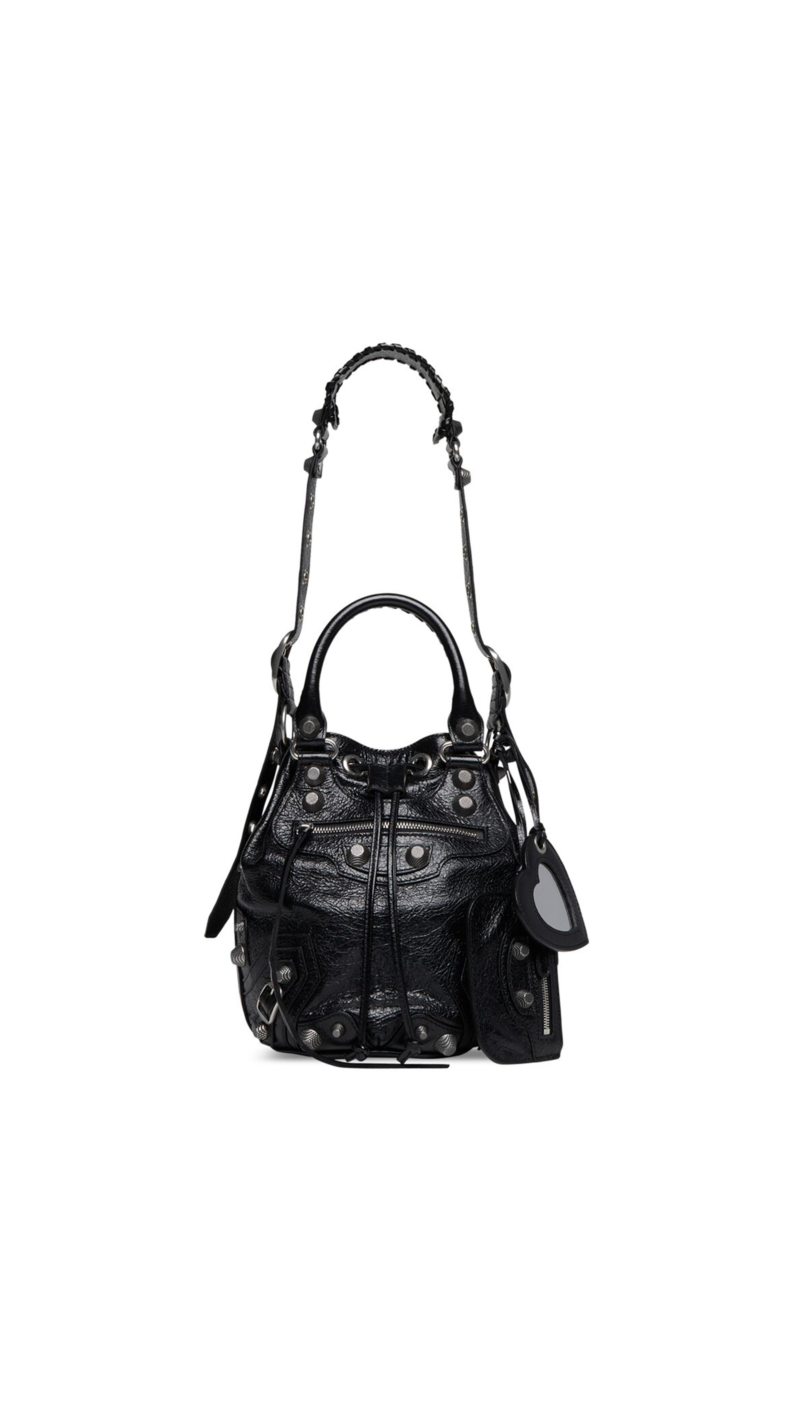 Le Cagole Small Bucket Bag - Black