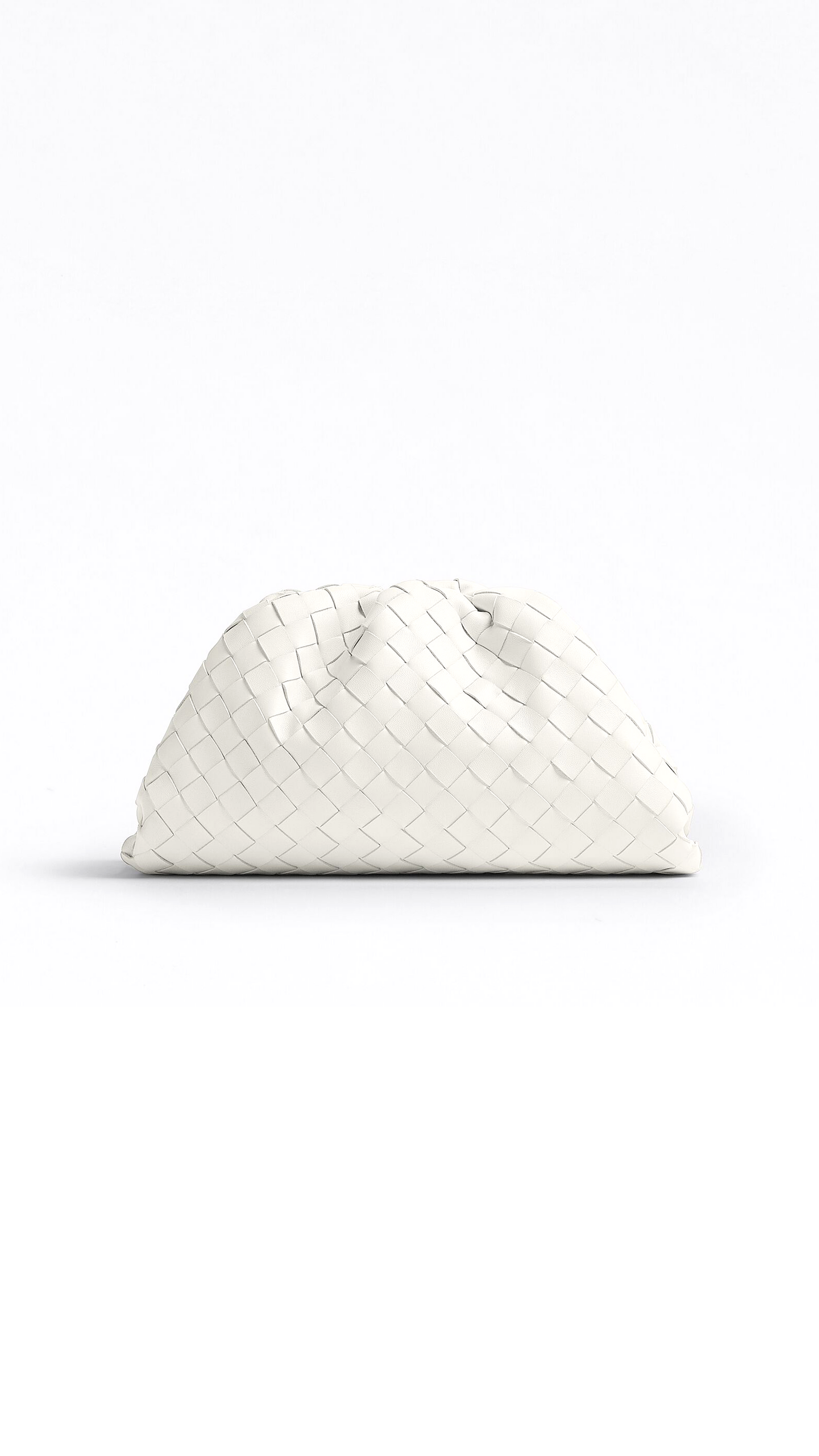 Bottega Veneta® Teen Pouch in Chalk. Shop online now.