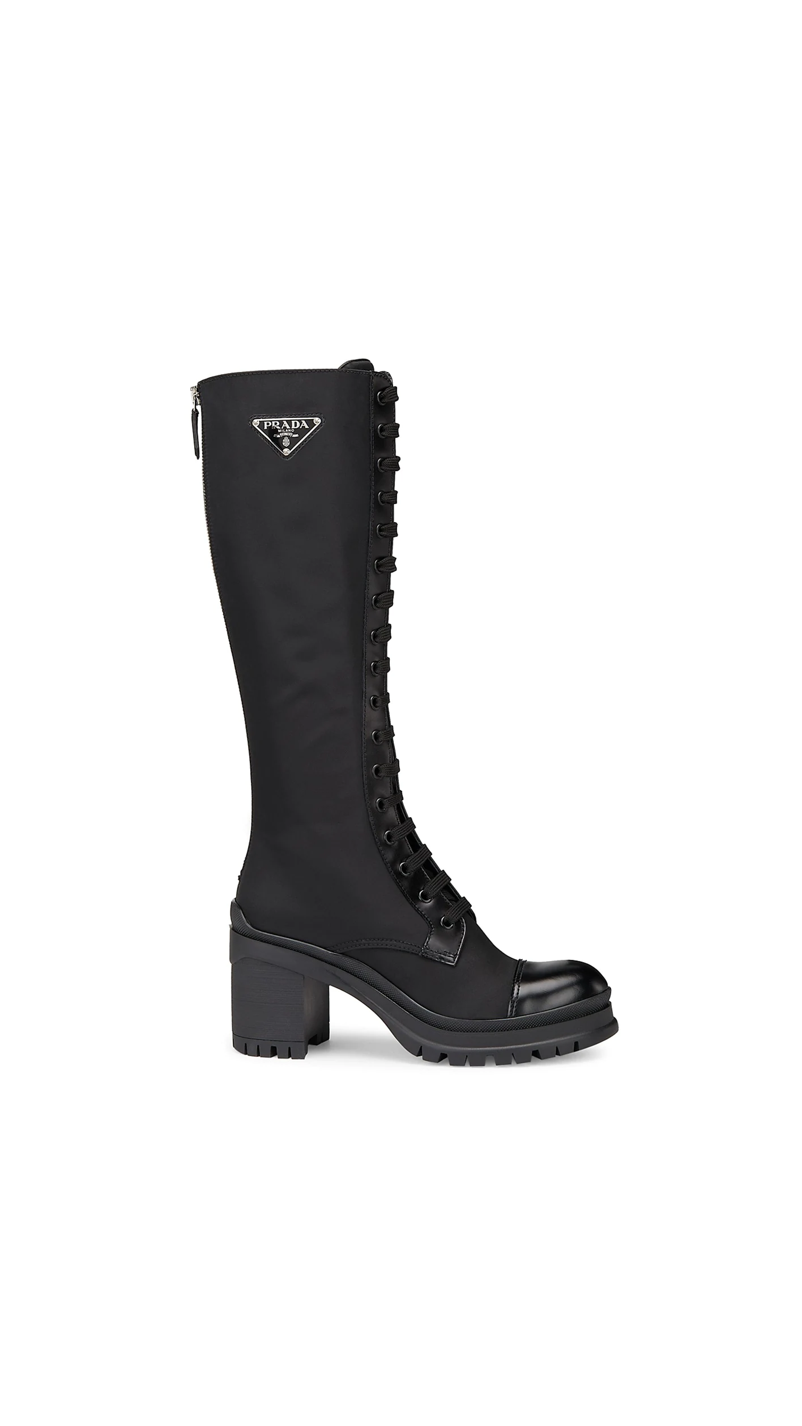 Tronchetti Nylon Knee-Length Boots - Black