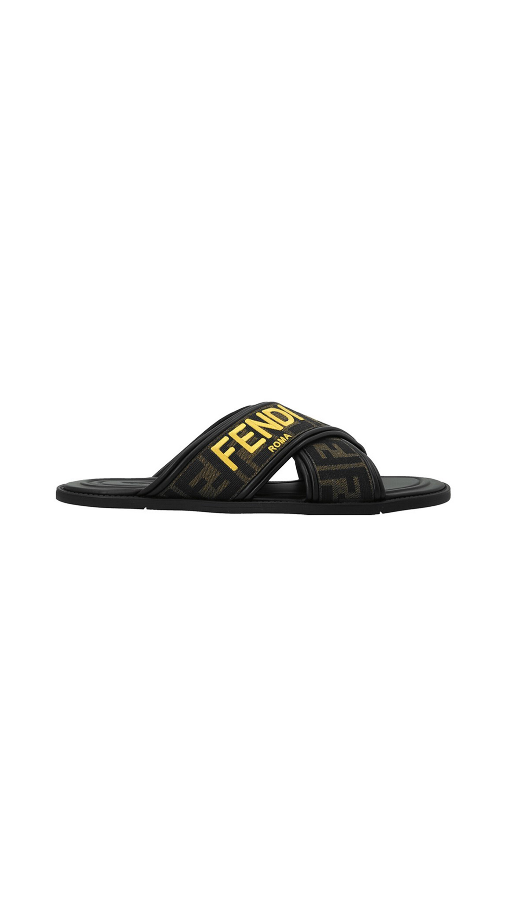 Fendi ff discount motif slides