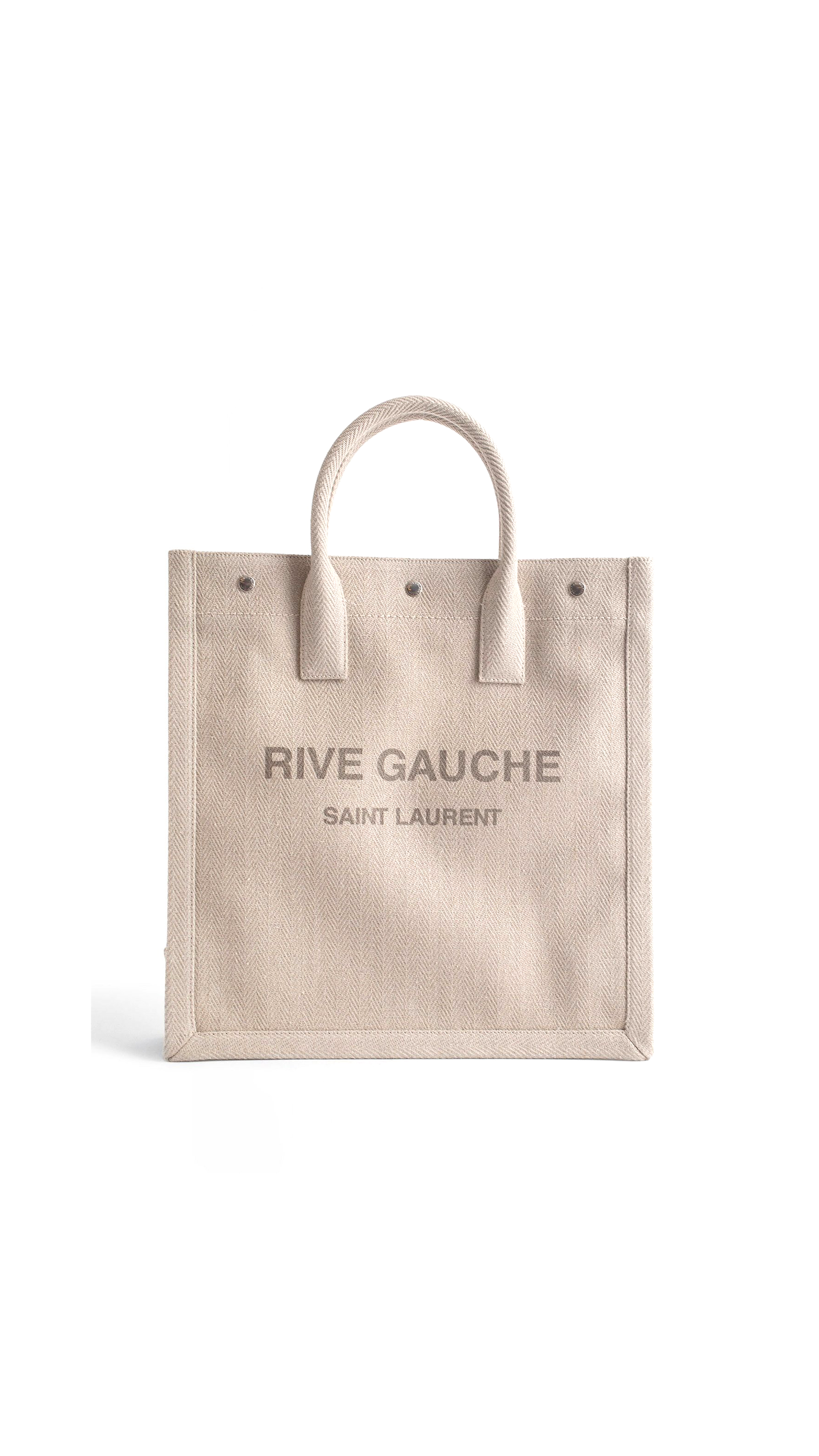 Rive Gauche Tote Bag in Canvas - Light Shell – Amuze