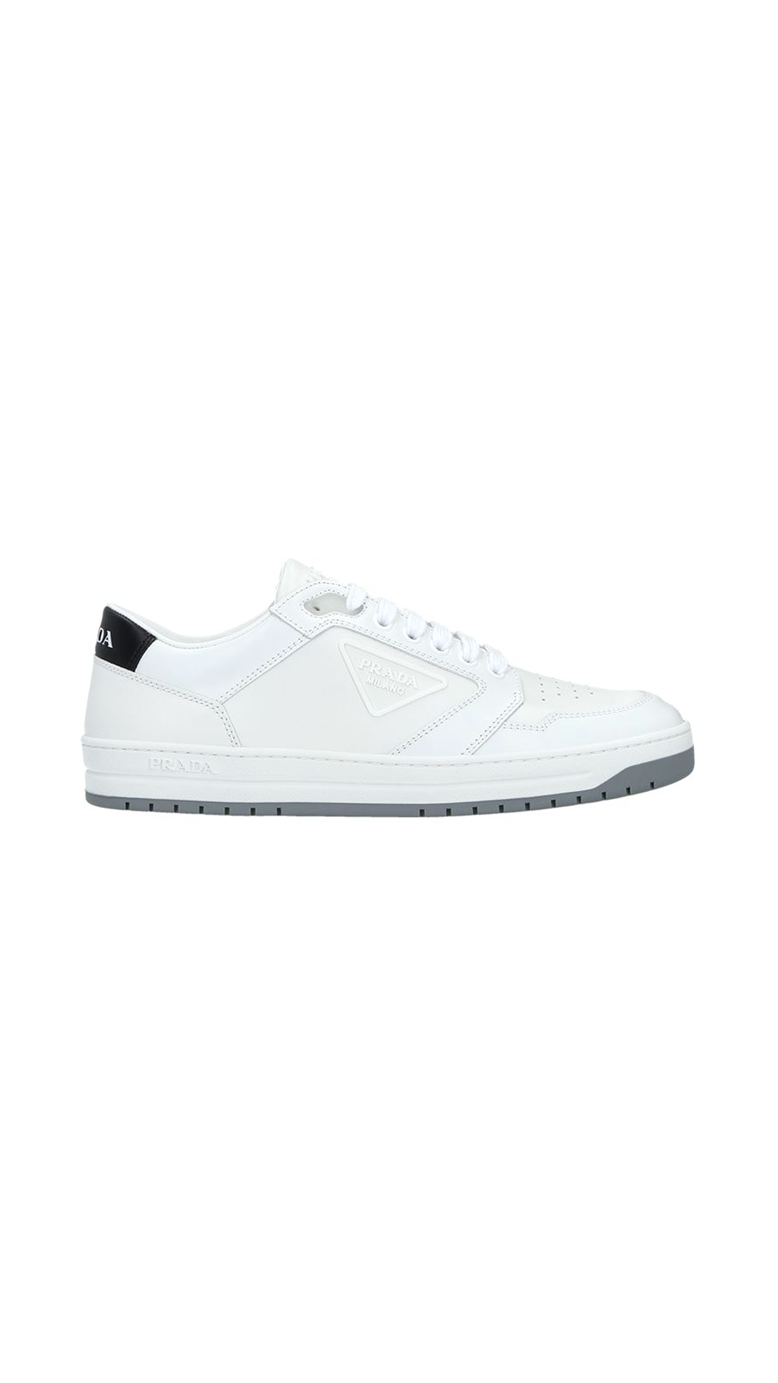 District Sneakers In Rois Brushed Leather - White