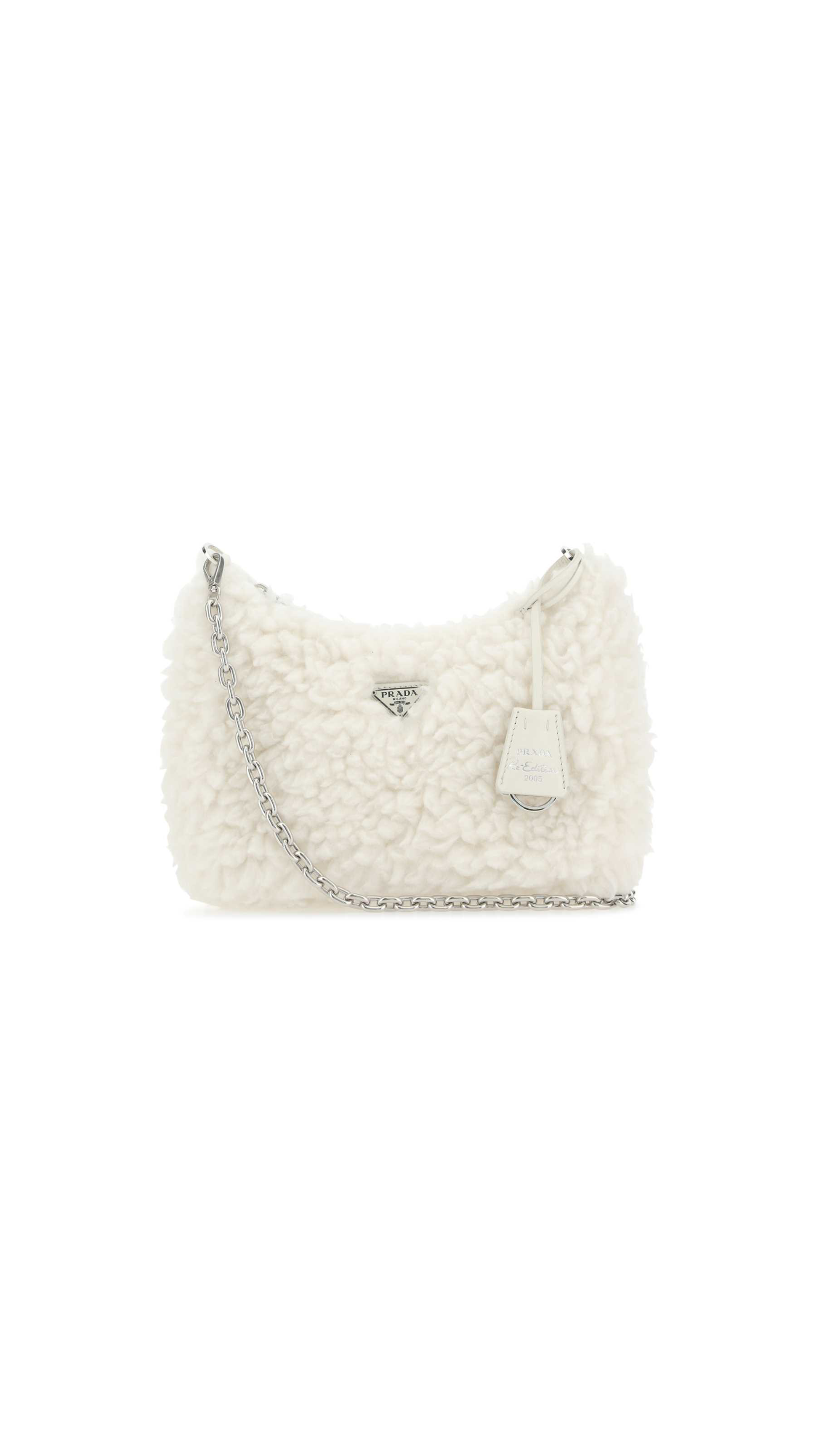 Prada Shearling 2005 Re-Edition Shoulder Bag