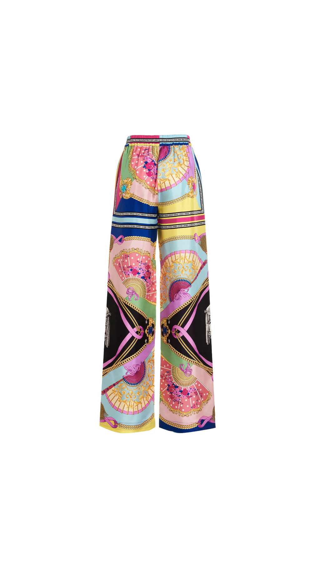 I Ventagli Silk Pants - Multi