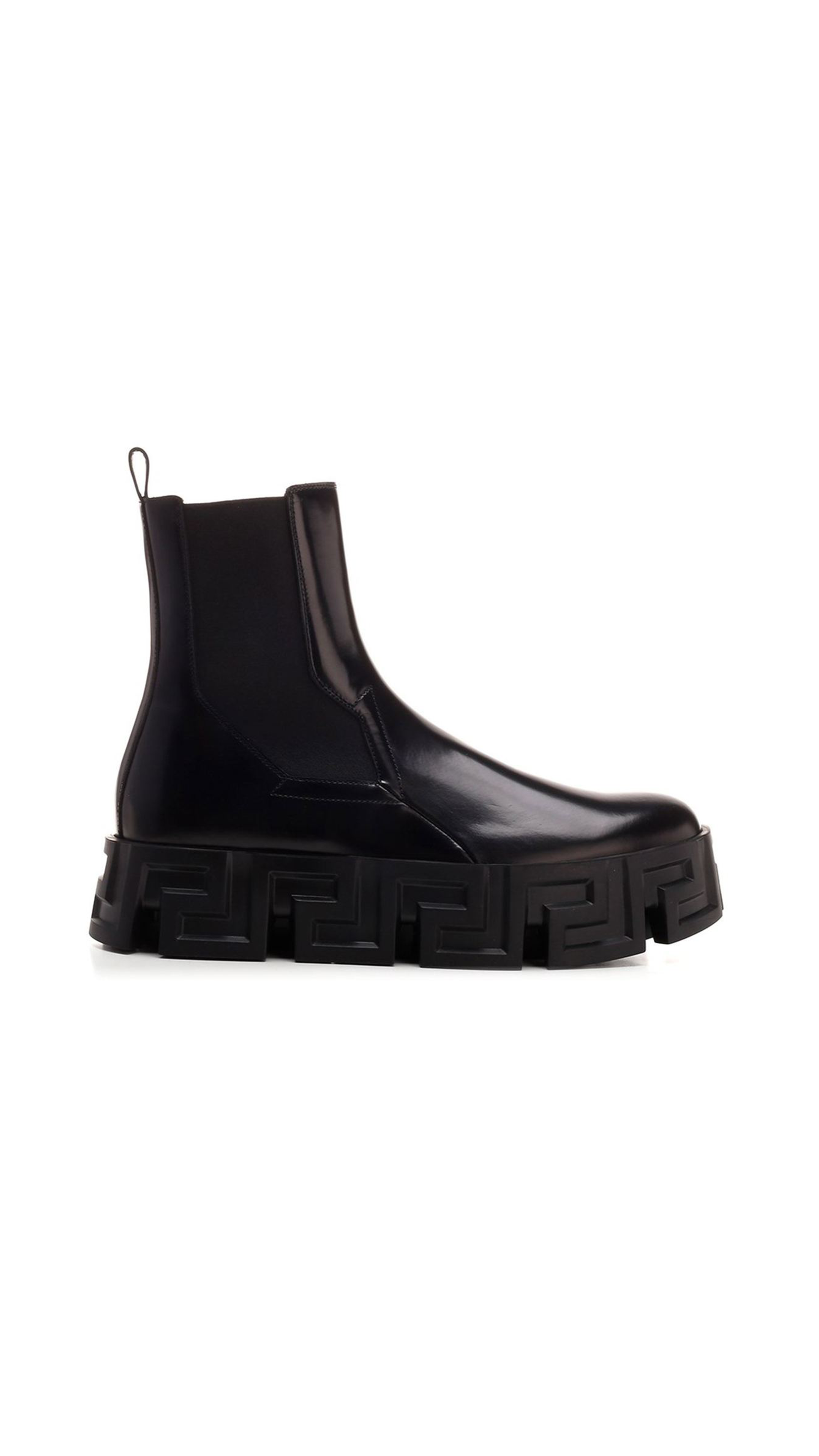 Greca Chelsea Boots - Black