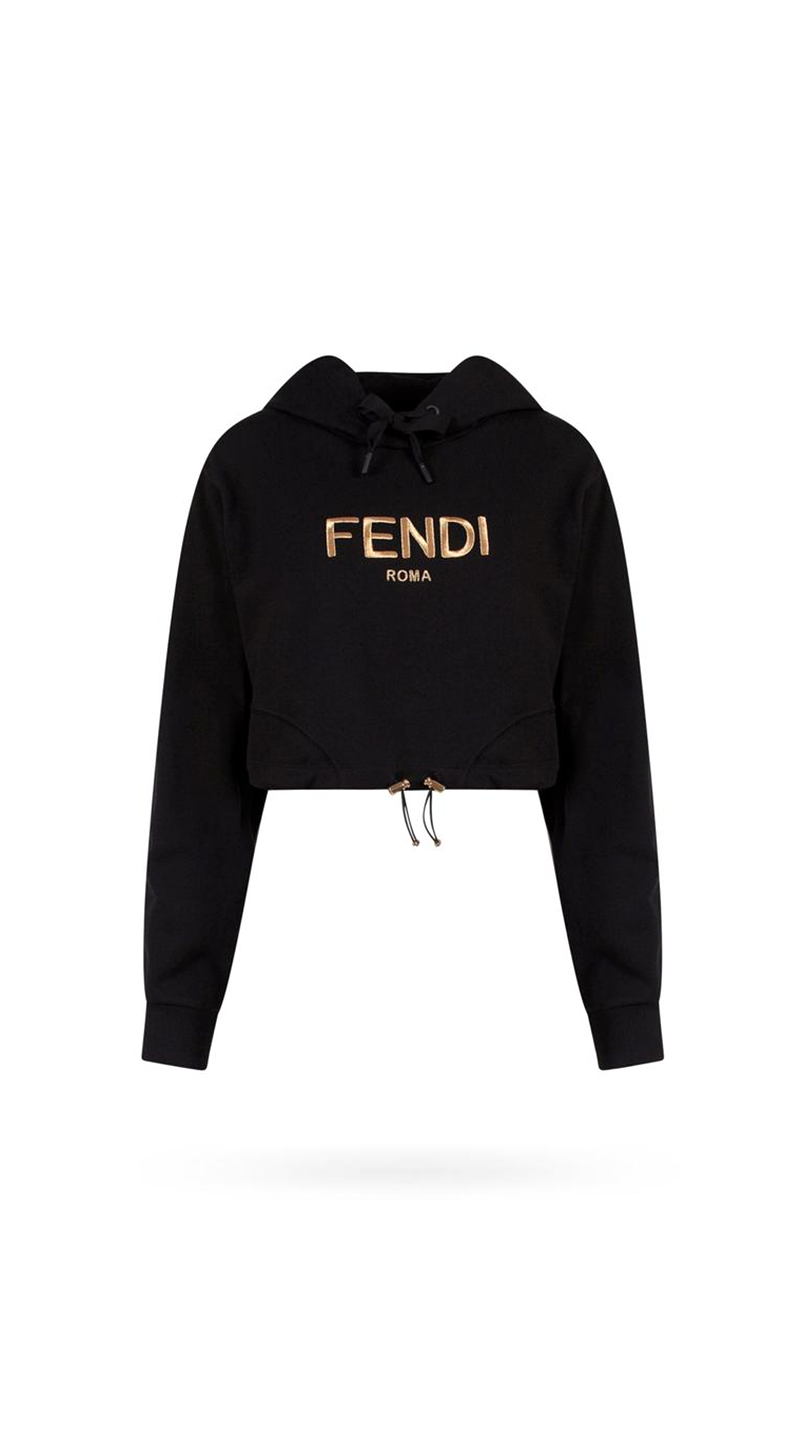 Logo Hooded Sweatshirt - Black/Gold